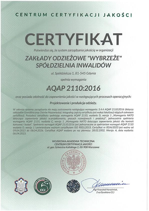 Certyfikat 01
